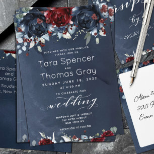 Invitation Mariage de la marine de Bourgogne