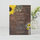 Invitation Mariage de la messe nuptiale catholique des tourne (Debout devant)