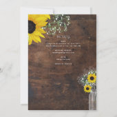 Invitation Mariage de la messe nuptiale catholique des tourne (Dos)