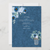 Invitation Mariage de la Messe Nuptiale Catholique Rustique (Dos)