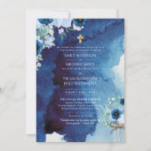 Invitation Mariage de la Messe Nuptiale Catholique Rustique (Devant)