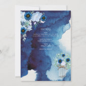 Invitation Mariage de la Messe Nuptiale Catholique Rustique (Dos)