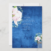 Invitation Mariage de la Messe Nuptiale Catholique Rustique (Dos)