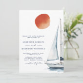 Invitation Mariage de la navigation dans l'avenir (Debout devant)