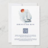 Invitation Mariage de la navigation dans l'avenir (Dos)