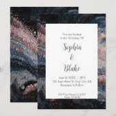 Invitation Mariage de la Nébuleuse Galactique (Devant / Derrière)