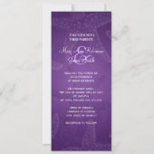 Invitation Mariage de la plage (Dos)