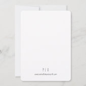 Invitation Mariage de la Princesse et la Grenouille (Dos)
