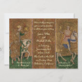 Invitation Mariage de la Renaissance avec ses initiales (Devant)