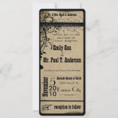 Invitation Mariage de la Renaissance médiévale (Devant)