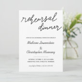 Invitation Mariage de la répétition Décontracté simple (Debout devant)