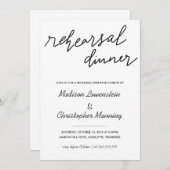 Invitation Mariage de la répétition Décontracté simple (Devant / Derrière)
