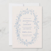 Invitation Mariage de la respiration de bébé doux (Devant)