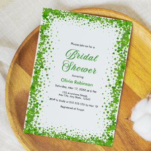Invitation Mariage de la Saint-Patrick Fête de Fiançailles au