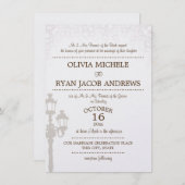 Invitation Mariage de la soirée de gala (Devant / Derrière)