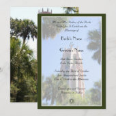 Invitation Mariage de la tour Bok, personnalisé (Devant / Derrière)