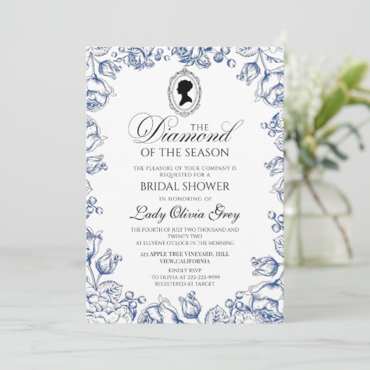 Invitation Mariage de Lady Régence (Debout devant)