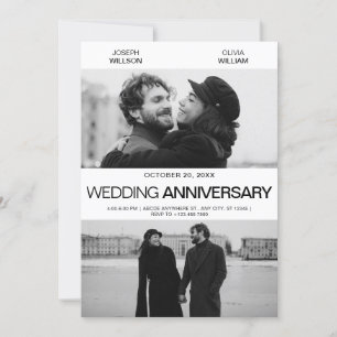 Invitation Mariage de l'affiche photogénique