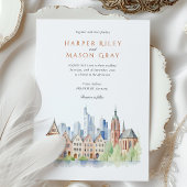 Invitation Mariage de l'Allemagne de Francfort