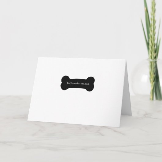 Invitation Mariage de l'amour des Pitbulls (Dos)