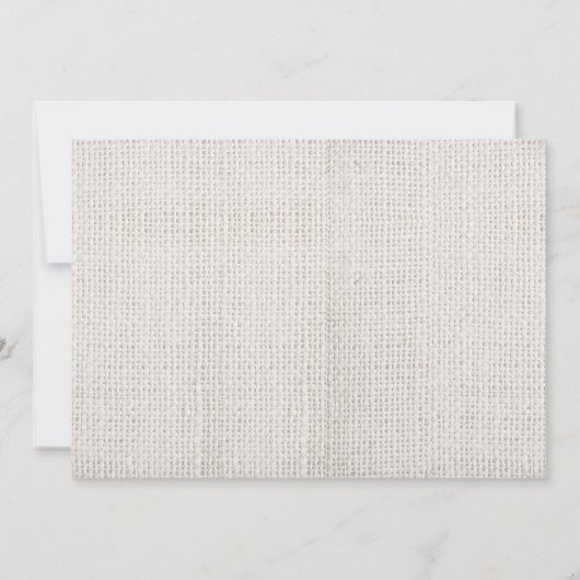 Invitation mariage de lampes et ampoules en dentelle (Dos)