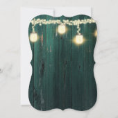 Invitation Mariage de lanterne mystique Sauvez la date (Dos)