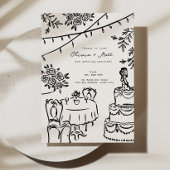 Invitation Mariage de lanternes à main fantaisie