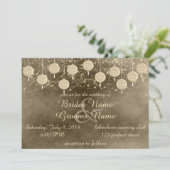 Invitation Mariage de lanternes d'ivoire (Debout devant)