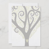 Invitation Mariage de l'arbre d'amour (Dos)