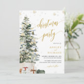 Invitation Mariage de l'Arbre de Noël (Debout devant)