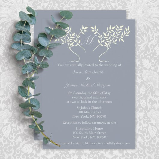 Invitation Mariage de l'arbre de vie