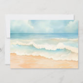 Invitation Mariage de l'arc de plage (Dos)