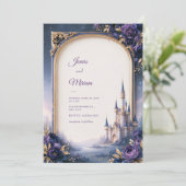 Invitation Mariage de l'Arche du Château de la Rose Violette (Debout devant)