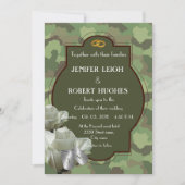Invitation Mariage de l'armée romantique (Devant)