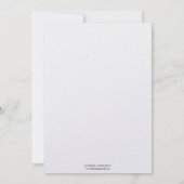 Invitation mariage de l'art déco géométrique violet de l'âge  (Dos)