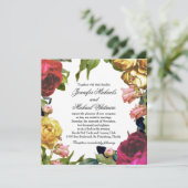 Invitation Mariage de l'artisanat floral (Debout devant)
