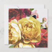 Invitation Mariage de l'artisanat floral (Dos)