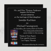 Invitation Mariage de Las Vegas (Devant / Derrière)
