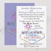 Invitation Mariage de Las Vegas : descendre l'allée (Devant / Derrière)