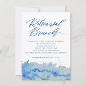 Invitation Mariage de l'élégance côtière Brunch (Devant)