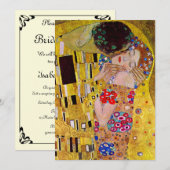 Invitation Mariage de l'ère victorienne, Le Baiser (Devant / Derrière)