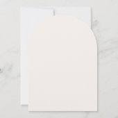 Invitation MARIAGE de lignes minimalistes élégantes SADIE (Dos)