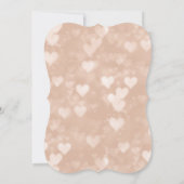 Invitation Mariage de livres rose et noir moderne | M. & Mme (Dos)