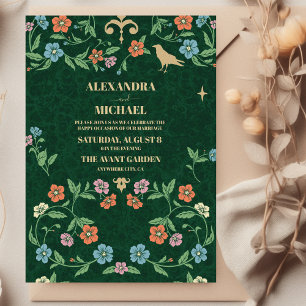 Invitation Mariage de livres vintage