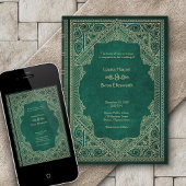 Invitation Mariage de livres vintage