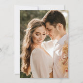 Invitation Mariage de l'orchidée après la photo du parti (Dos)