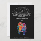 Invitation 🌈 mariage de l'unité éternelle LGBTQ (Dos)
