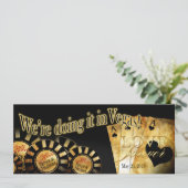 Invitation Mariage de luxe de Tanya et de Thomas Las Vegas (Debout devant)