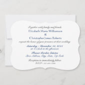 Invitation Mariage de Lys d'eau (Dos)