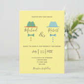 Invitation Mariage de M. et M. Gay (Debout devant)